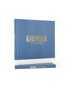 Babyboek blauw 0 - 12 maanden