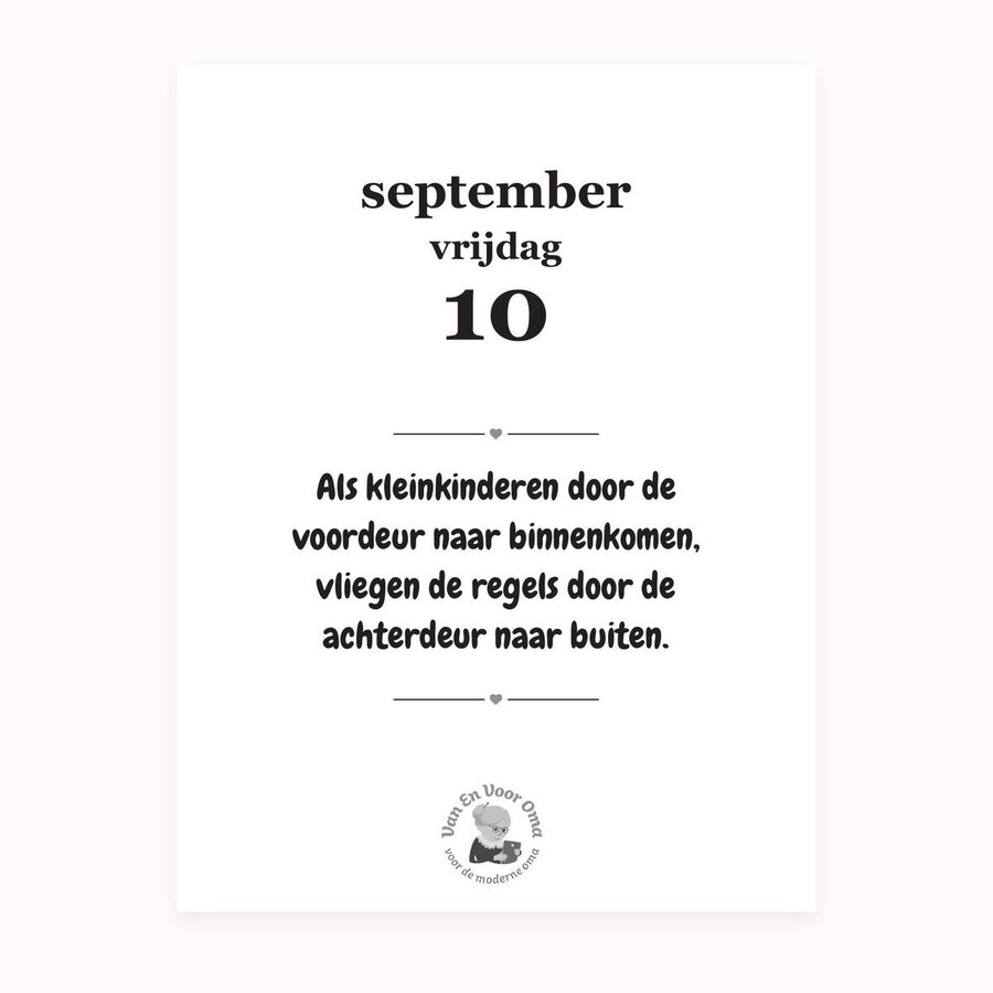 Scheurkalender 2027 voor de liefste Oma - Afbeelding 6