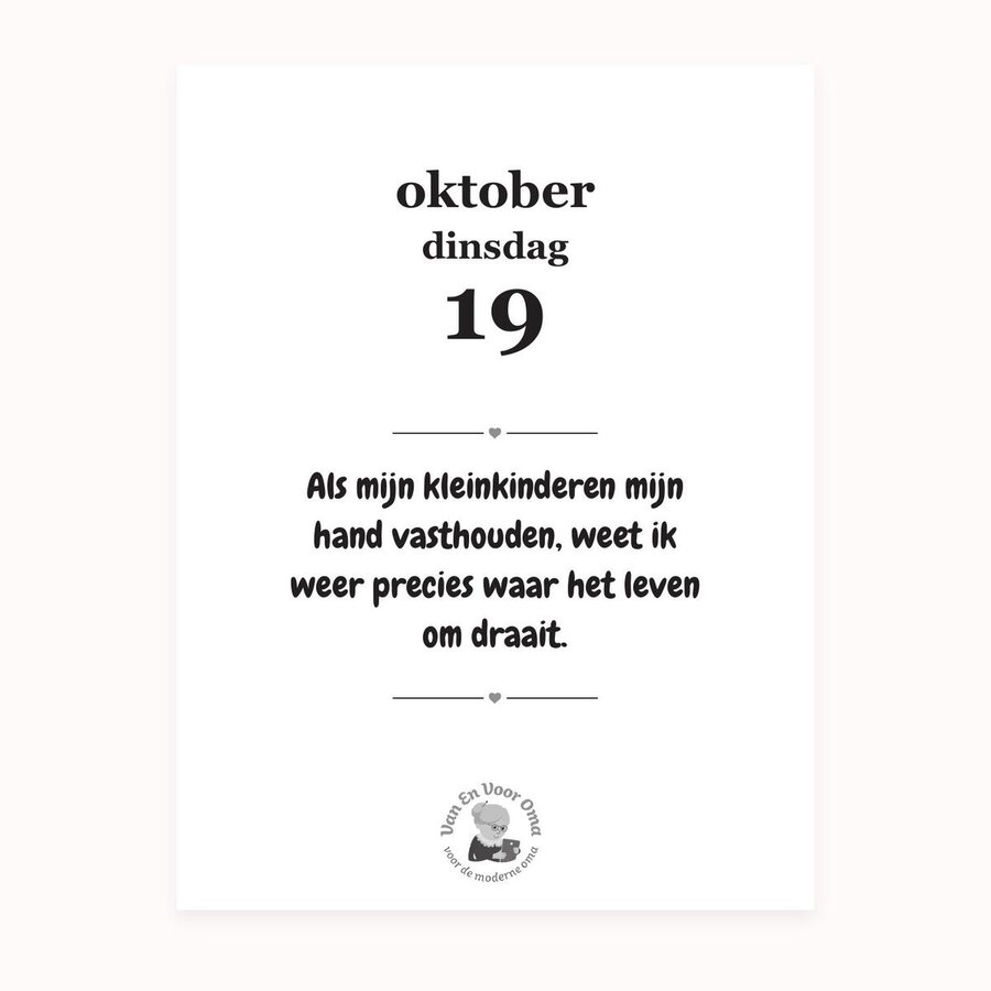 Scheurkalender 2027 voor de liefste Oma - Afbeelding 8