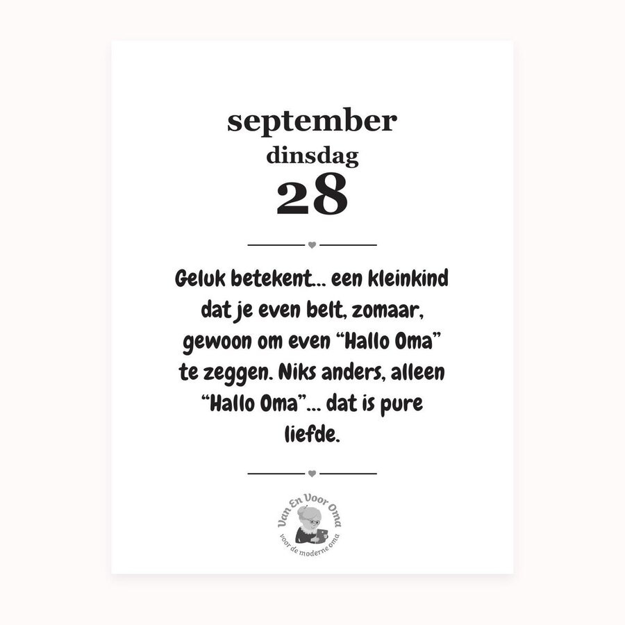 Scheurkalender 2027 voor de liefste Oma - Afbeelding 7